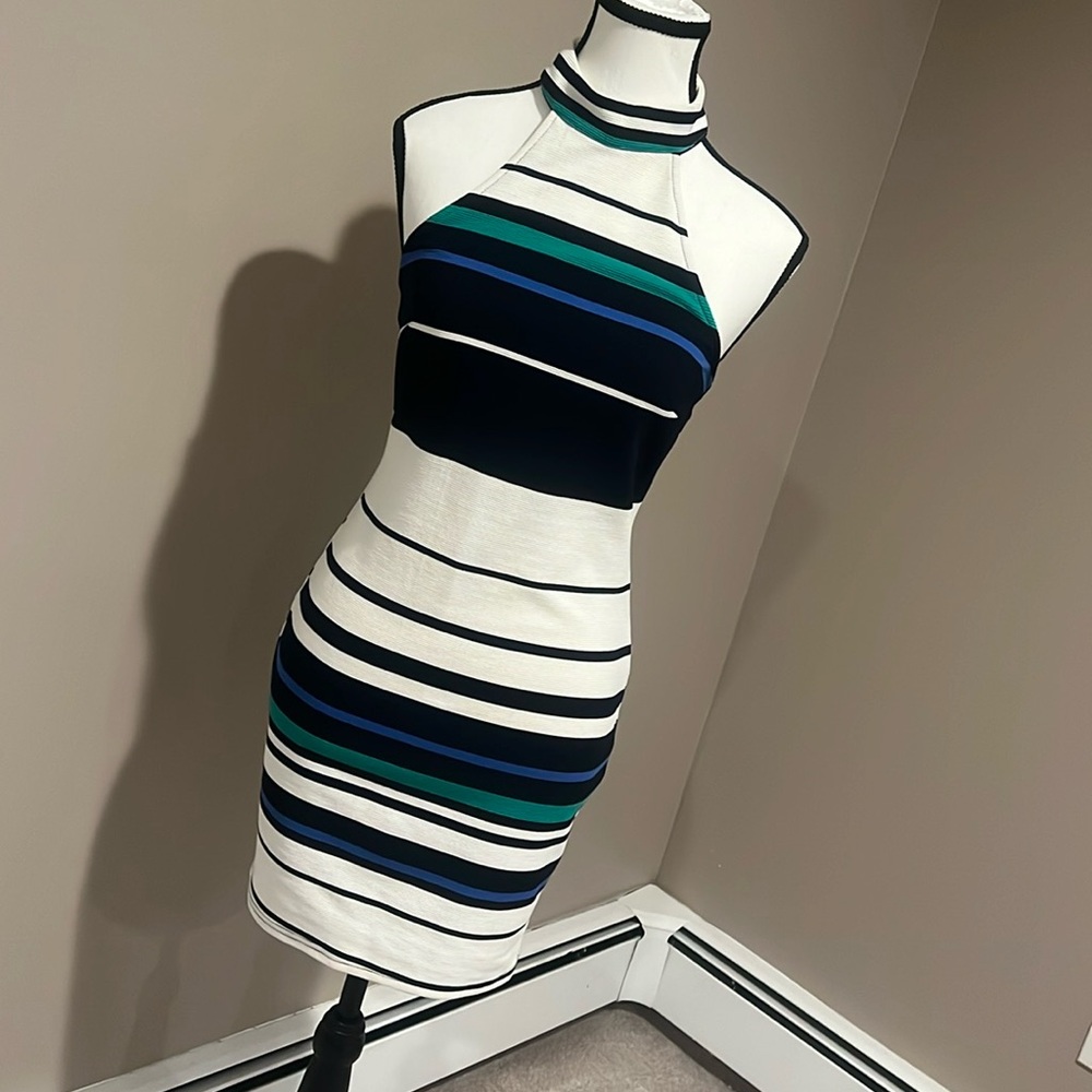Striped dress.